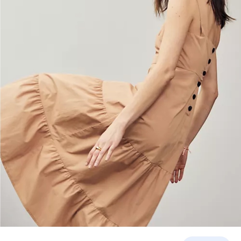 Madewell Tan Midi Dress